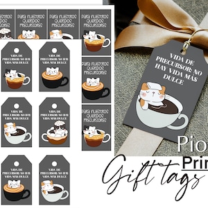 Pioneer Cadeaukaartje Spaanse pioniers, sticker bedrukbaar. Bedankt Pioneer-cadeau, digitaal downloadbriefpapier,