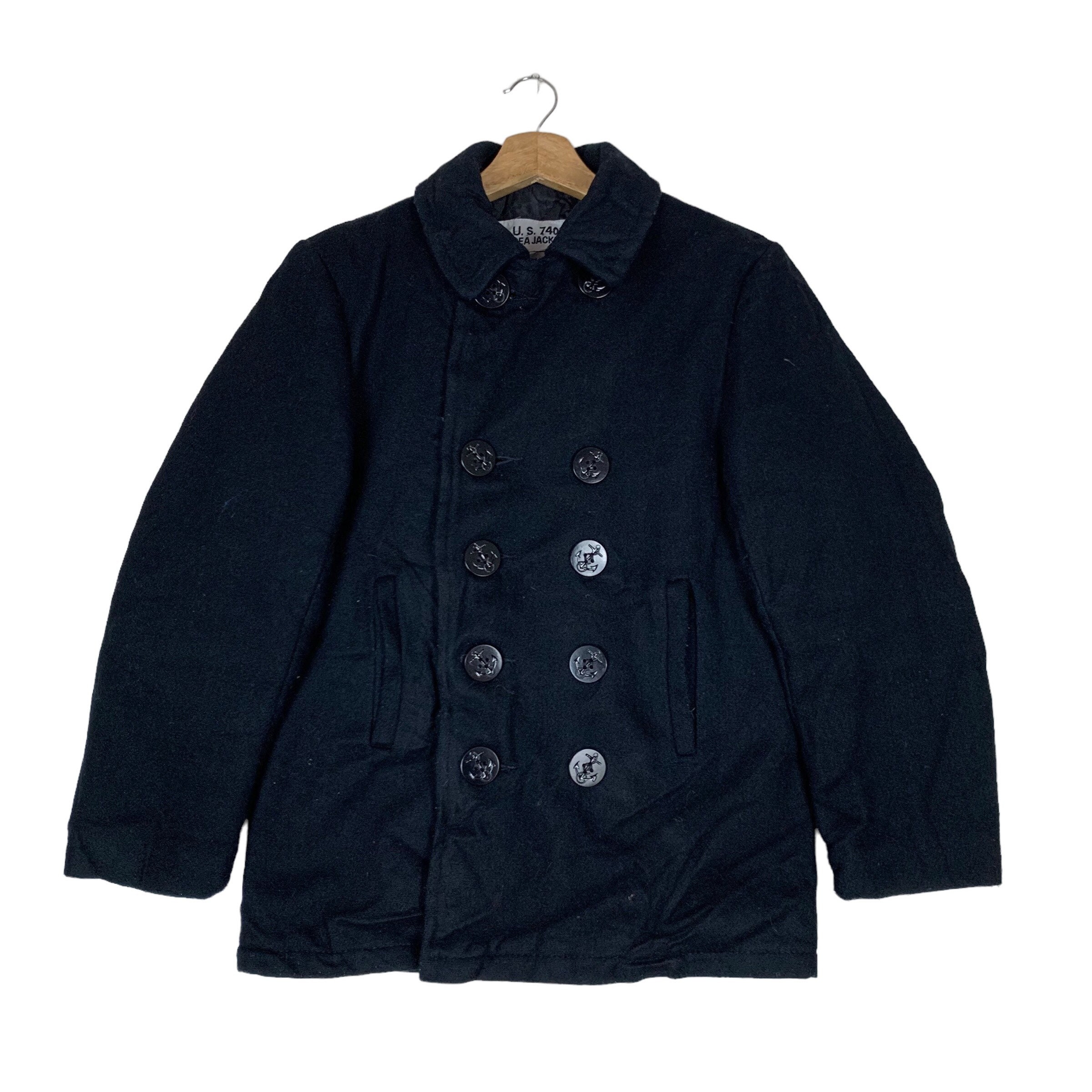 Schott Pea Coat - Etsy