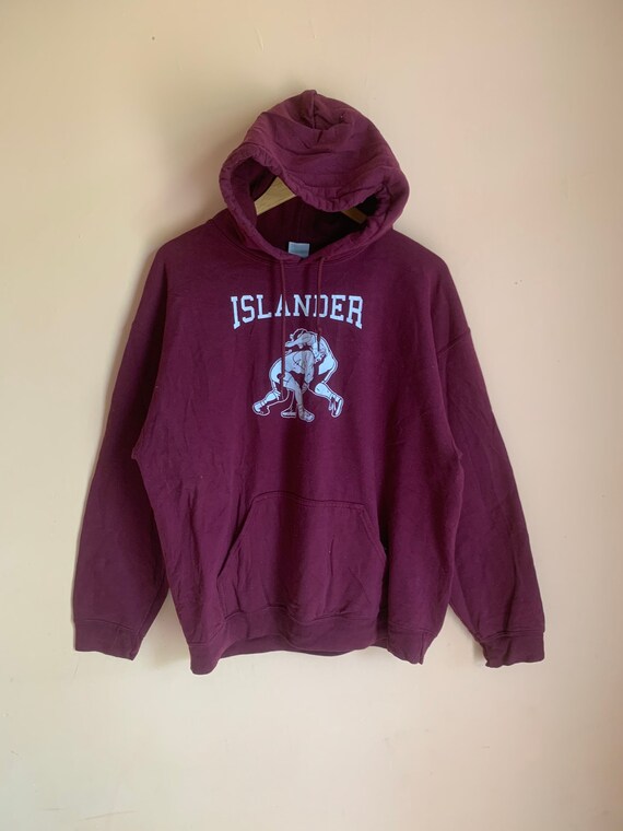 Mega Sale !! Vintage Gildan Islander Hoodie Sweats