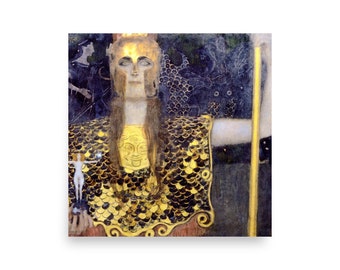 Gustav Klimt's Pallas Athena (1898)