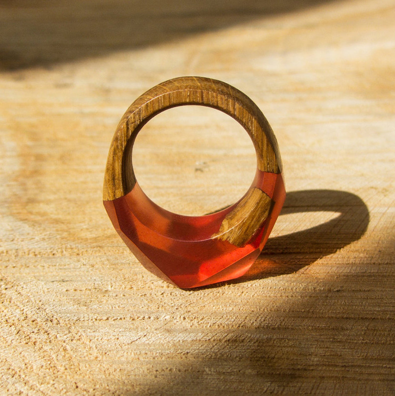 Woman Ring, Womens Wood Ring, Wooden Ring Resin, Wood Ring, Handmade