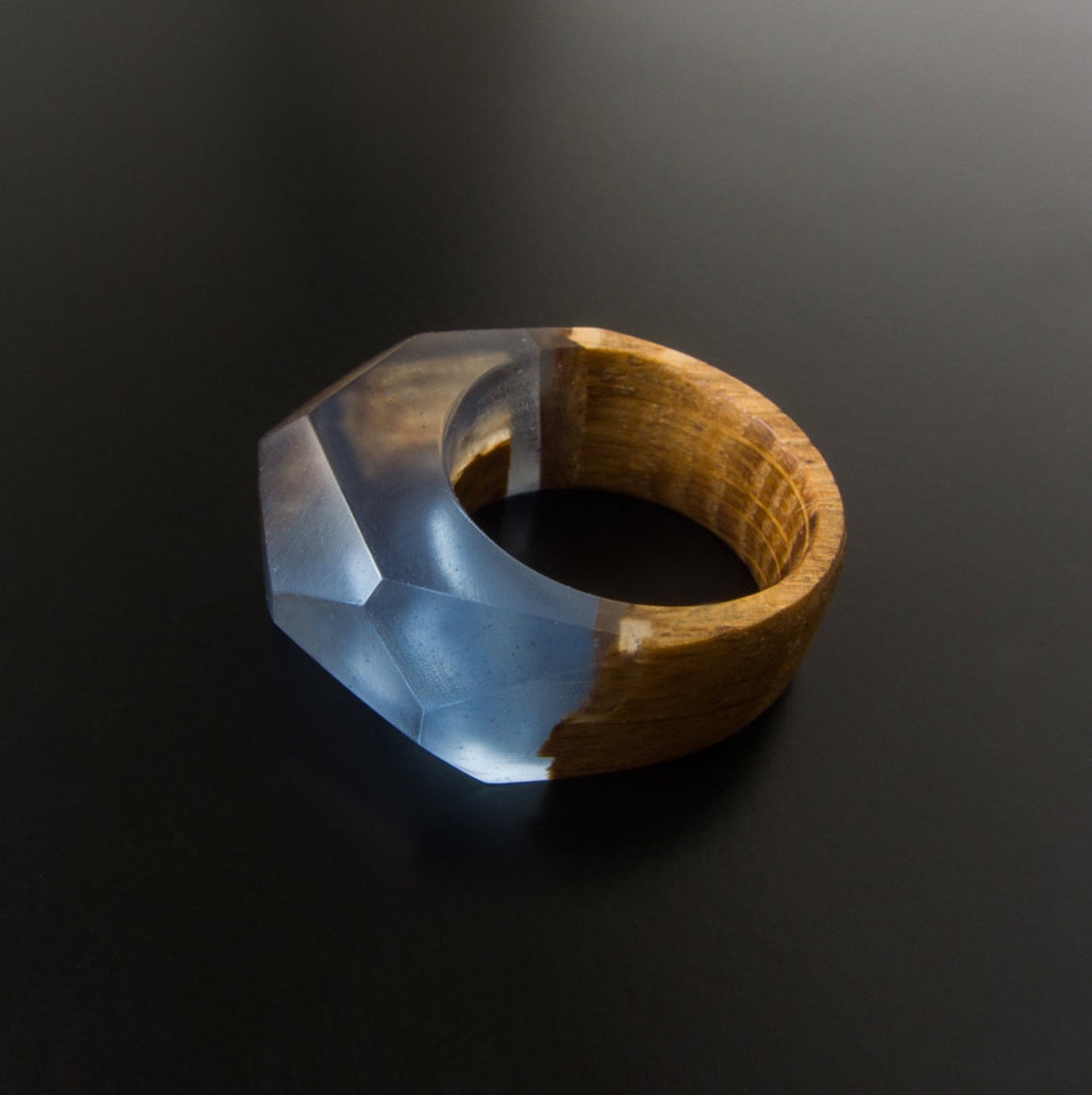 Woman Ring Womens Wood Ring Wooden Ring Resin Wood Ring Etsy