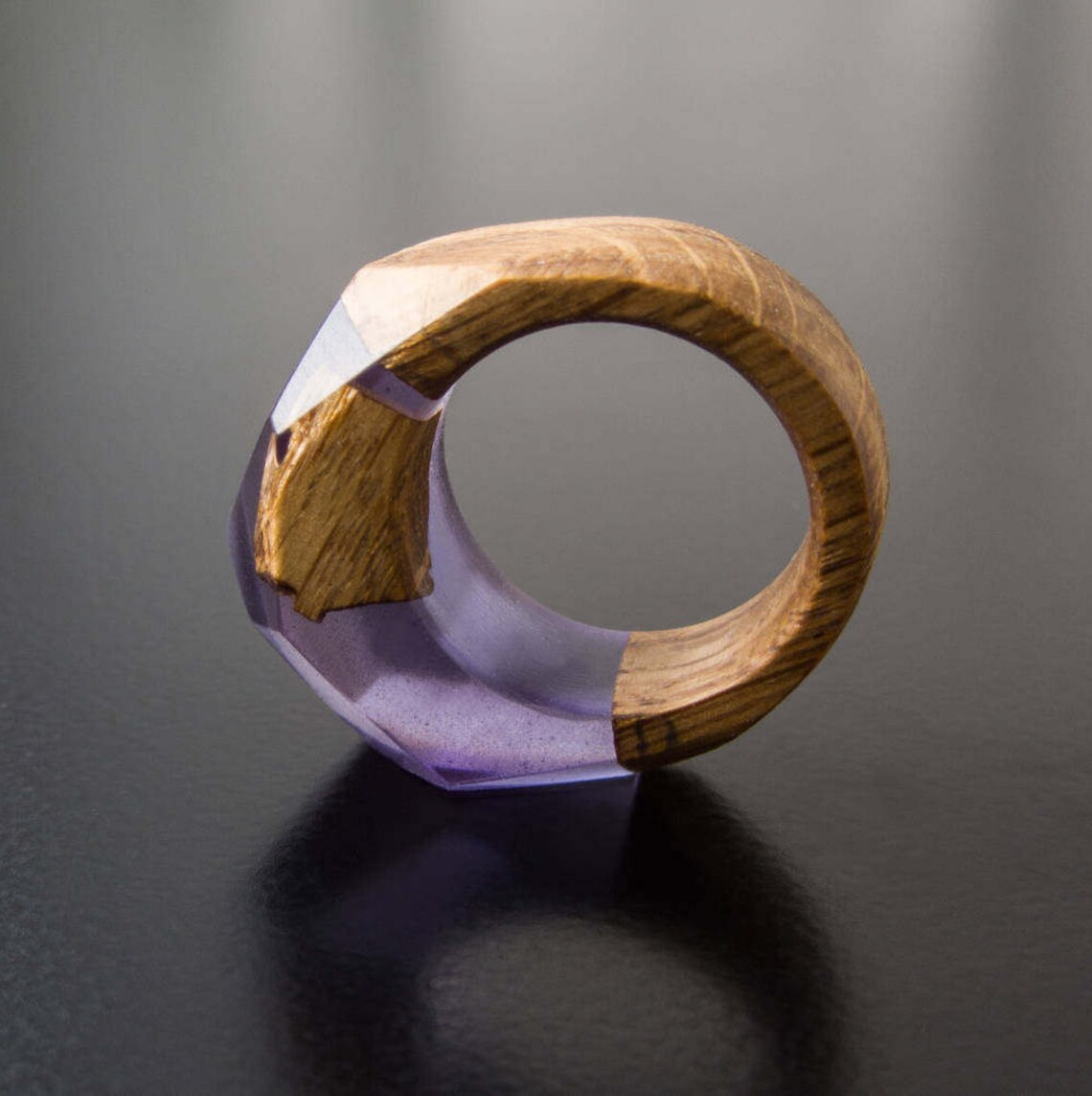 Resin rings Wood Ring Wood Resin Jewelry Woman ring Wooden Etsy