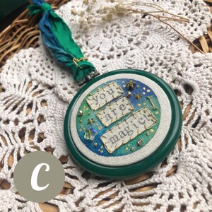 You Are Magic Miniature Hoop Embroidery Art Style C