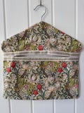 Handmade Peg Bag: William Morris Golden Lily Fabric