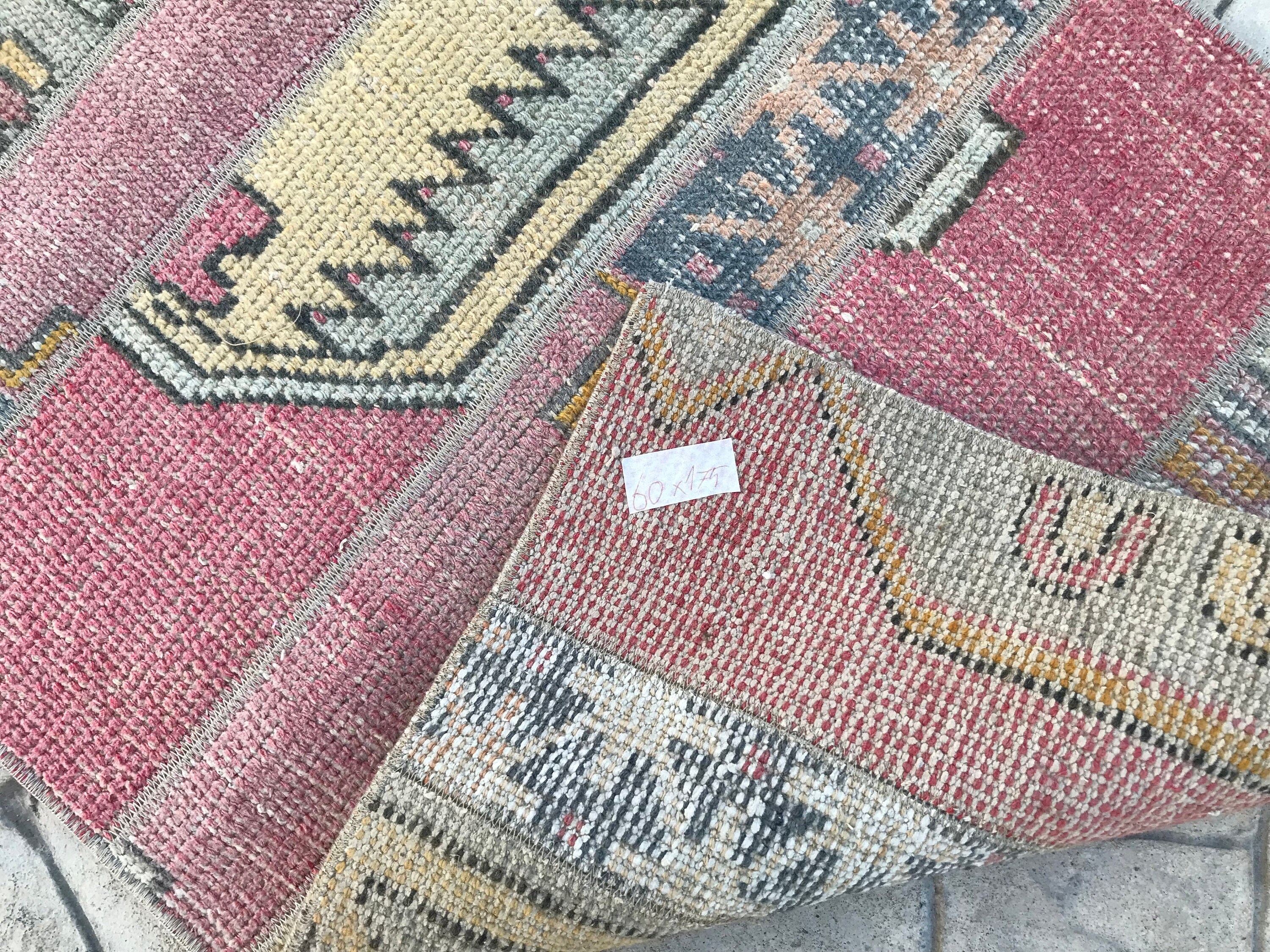 パッチワーク　ヴィンテージラグ　スモールラグ　トルコラグ パッチワーク ヴィンテージラグ スモールラグ トルコラグ 世界にたった