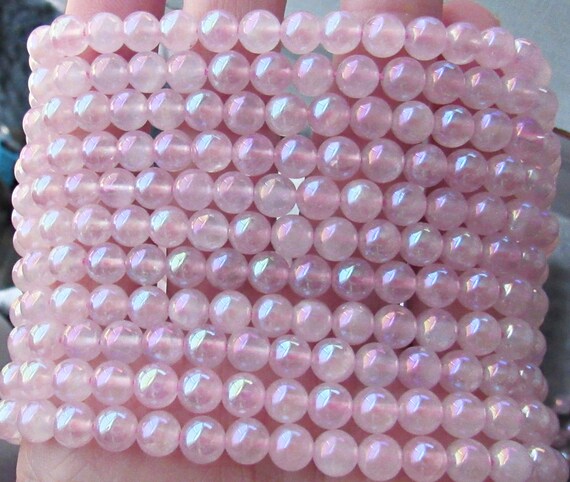 angel aura quartz beads