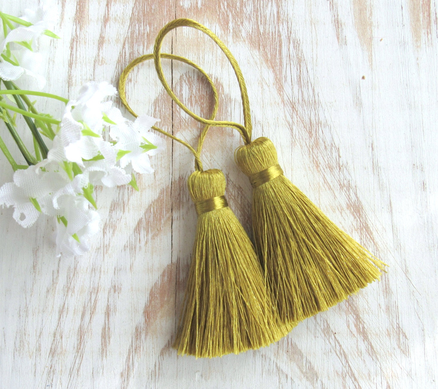Silk tassel Quality tassel lime tassel short tassel Etsy