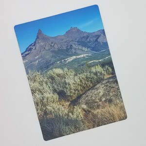 Beartooth Pass Montana Magnet, Mountain Desert Sagebrush Photography Gift
