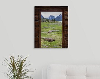 16x20 Cabin Decor Metal Print, Mountain Photo Wyoming Wall Art, Homestead Photography Art Gift, Modern Unframed Home Decor