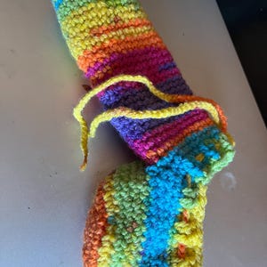 Crochet Novelty Rainbow Willy Warmer!