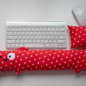 Wrist rest cat set mouse pad blue pink custom for laptop rose gold Wrist pillow for mouse dog keyboard EcoCOTTON