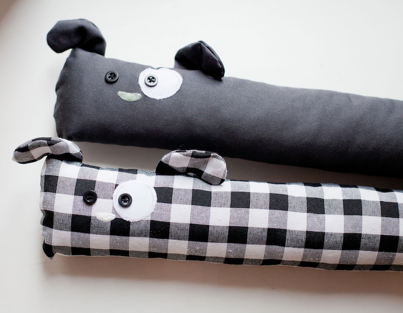 Dog doorstop Door stop stopper Draught excluder custom wedge Etsy