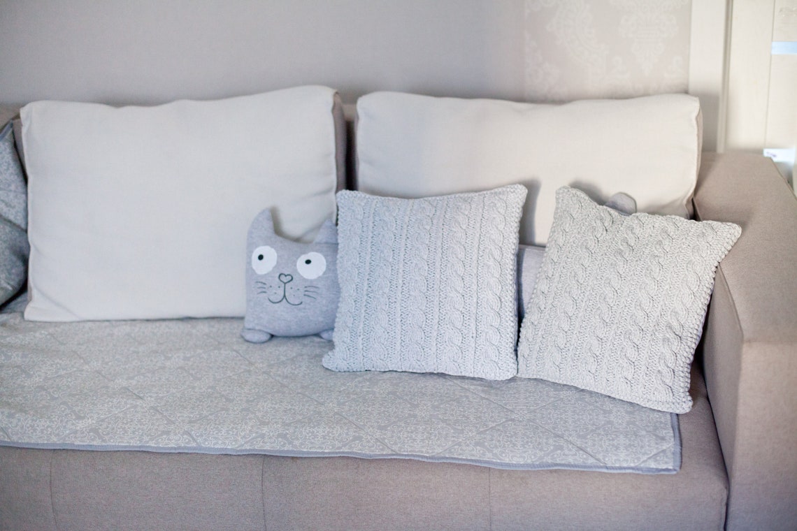 Desk chair cover Slipcover cushion Pillow ikea stool cover Etsy