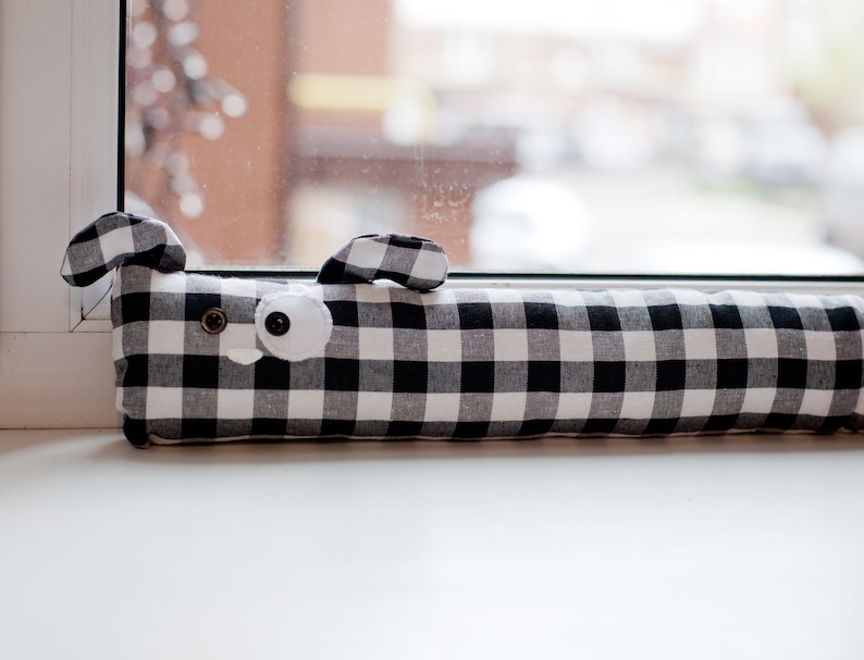Dog doorstop Door stop stopper Draught excluder custom wedge Etsy