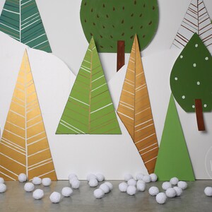 Christmas Digital Background, Christmas Digital Backdrop, Christmas Backdrop for Photoshop, Christmas Tree Background, Chrismtas Trees