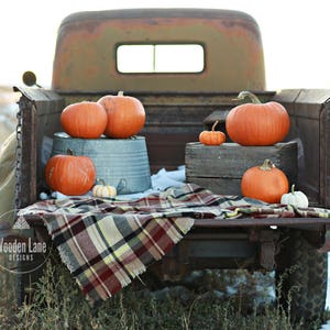 Antique Truck, Pumpkins, Fall Digital Download, Fall Photography Backdrop, Halloween Photography Background, Antique Truck Backdrop, Digital