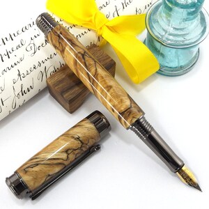 18K Gold Nib Fountain Pen, Stainless Steel Fountain Pen, Ink Pen
