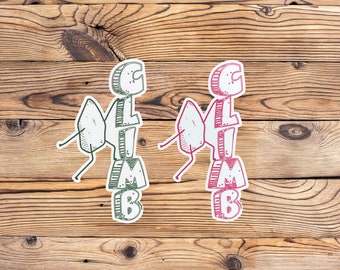 Climbing "Rock Climb" Bouldering Sticker