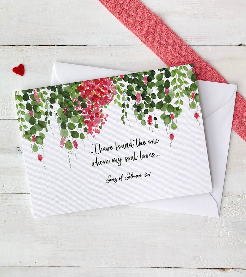 Christian Anniversary Card Christian Love Cards Bible - Etsy