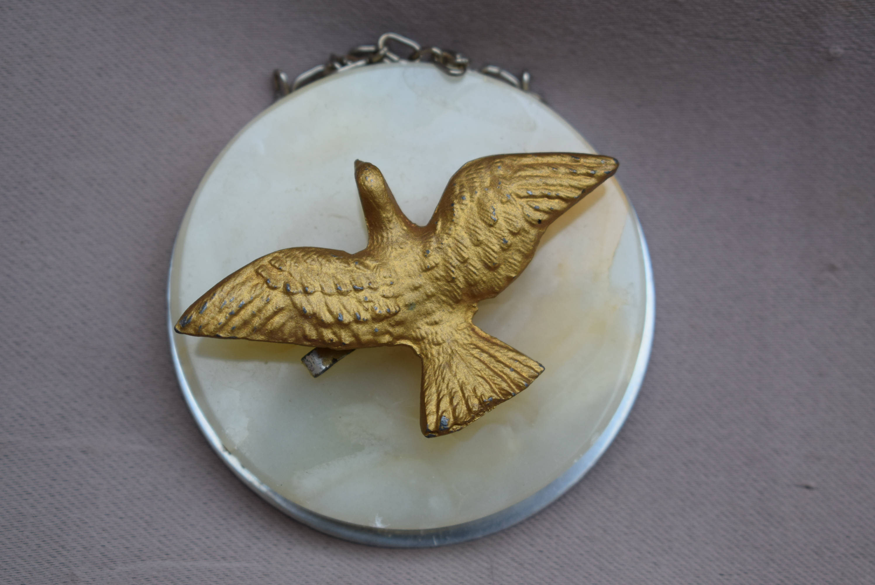 Français Religieuse Colombe de Paix Saint-Esprit Mur Médaillon - Oiseau Pendentif Branche d'arbre Pr