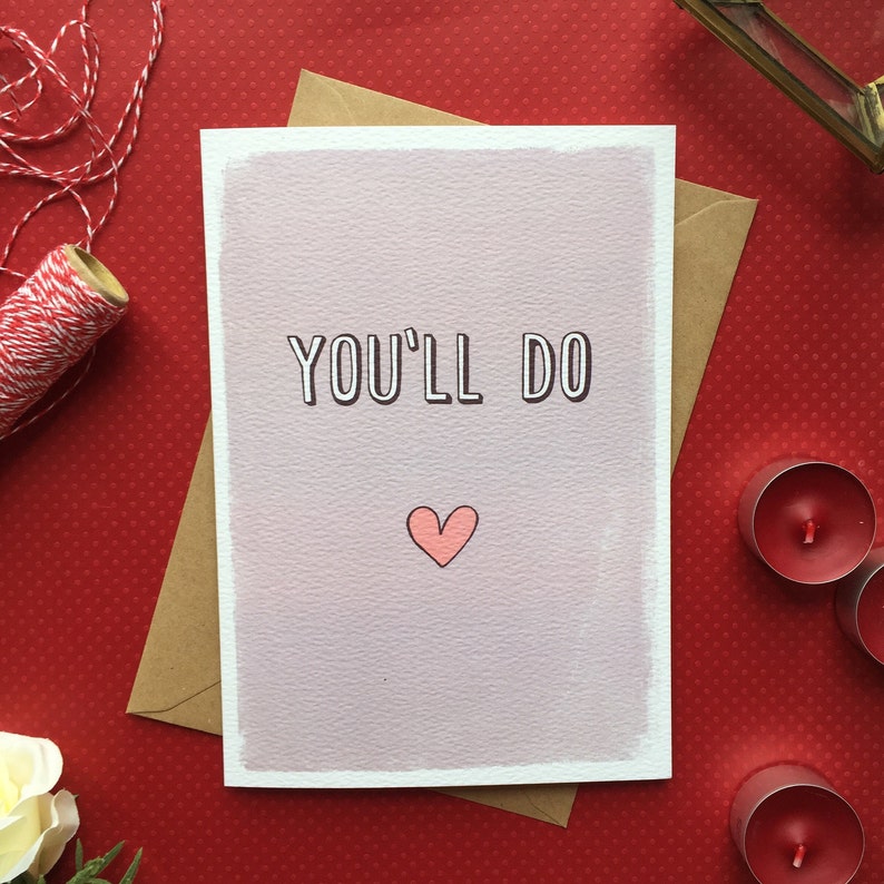 Funny Valentines Day Card, Funny Anniversary Card, Girlfriend Card, Boyfriend Card, Husband Card, Wife Card, Cute Valentine Greetings Card image 2