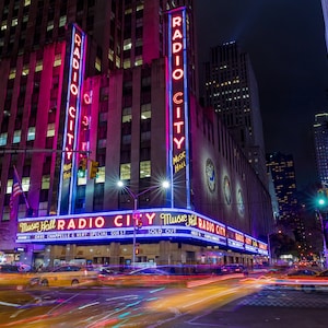New York - Radio City Music Hall - Fine Art Cityscape Print