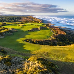 Bandon Dunes Golf Course, Hole #16 - v2-21 - Fine Art Golf Prints