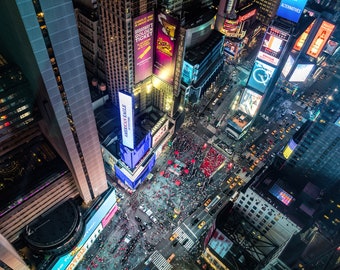 New York - Times Square From Above - Fine Art Cityscape Print