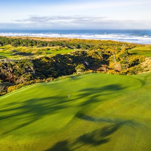 Bandon Dunes Golf Course, Hole #17 - v1-21 - Fine Art Golf Prints