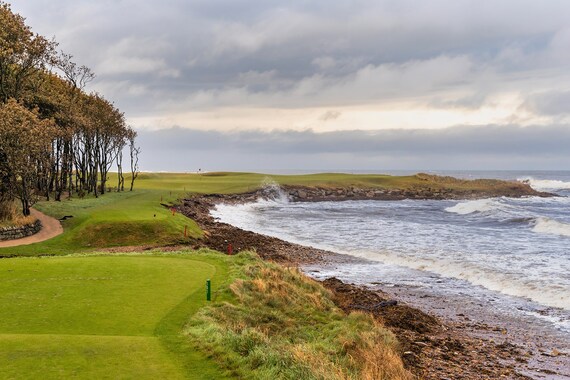 Kingsbarns Golf Links, Hole #15 - Fine Art Golf Prints - Etsy