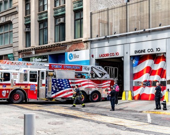 New York - Fire Engine Ladder 10 - Fine Art Cityscape Print