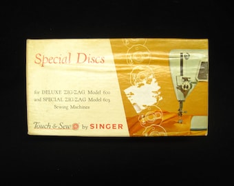 Vintage Singer Special Discs for Deluxe and Special Zig Zag models 600 and 603