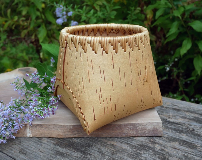 Birch Bark Berry Basket - Etsy