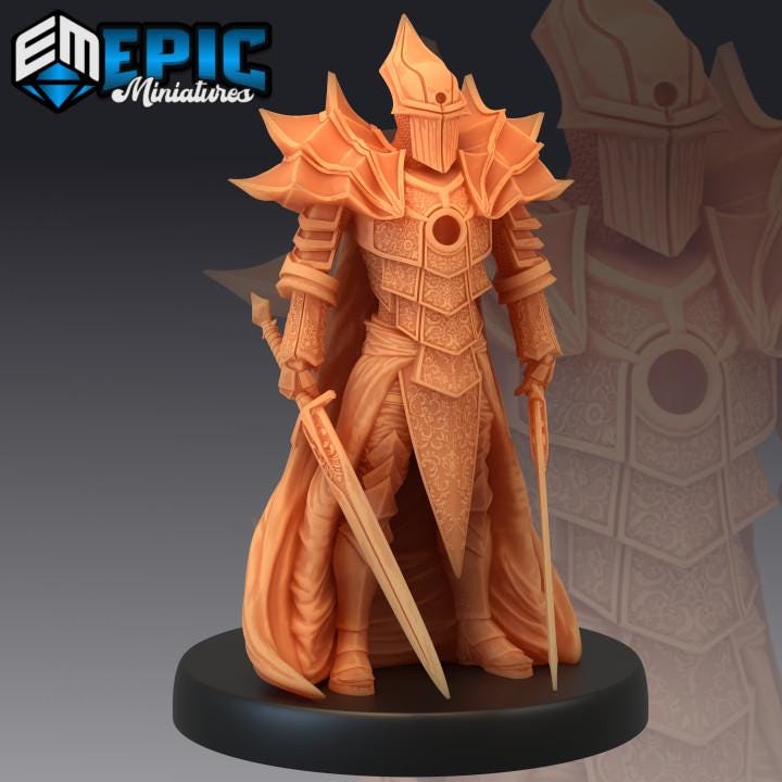Custom 3D Printed Miniature | PLA RPG Mini (gray), STL File Required - Etsy