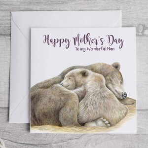 Biglietto d'auguri personalizzato per la festa della mamma a forma di orso, simpatico biglietto d'auguri per la festa della mamma, biglietto d'auguri personalizzato per la festa della mamma, biglietto d'auguri per la festa della mamma a forma di orso, biglietto d'auguri per la mamma a forma di orso