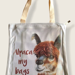 Personalisierte funkelnde Alpaka-Tasche, personalisierte Mädchen-Einkaufstasche, Alpaka-Einkaufstasche, Einkaufstasche, Mädchen-Einkaufstasche, einzigartige Tasche, funkelnde Einkaufstasche