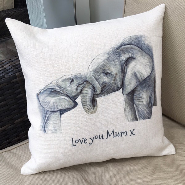 Elephant Cushion Etsy