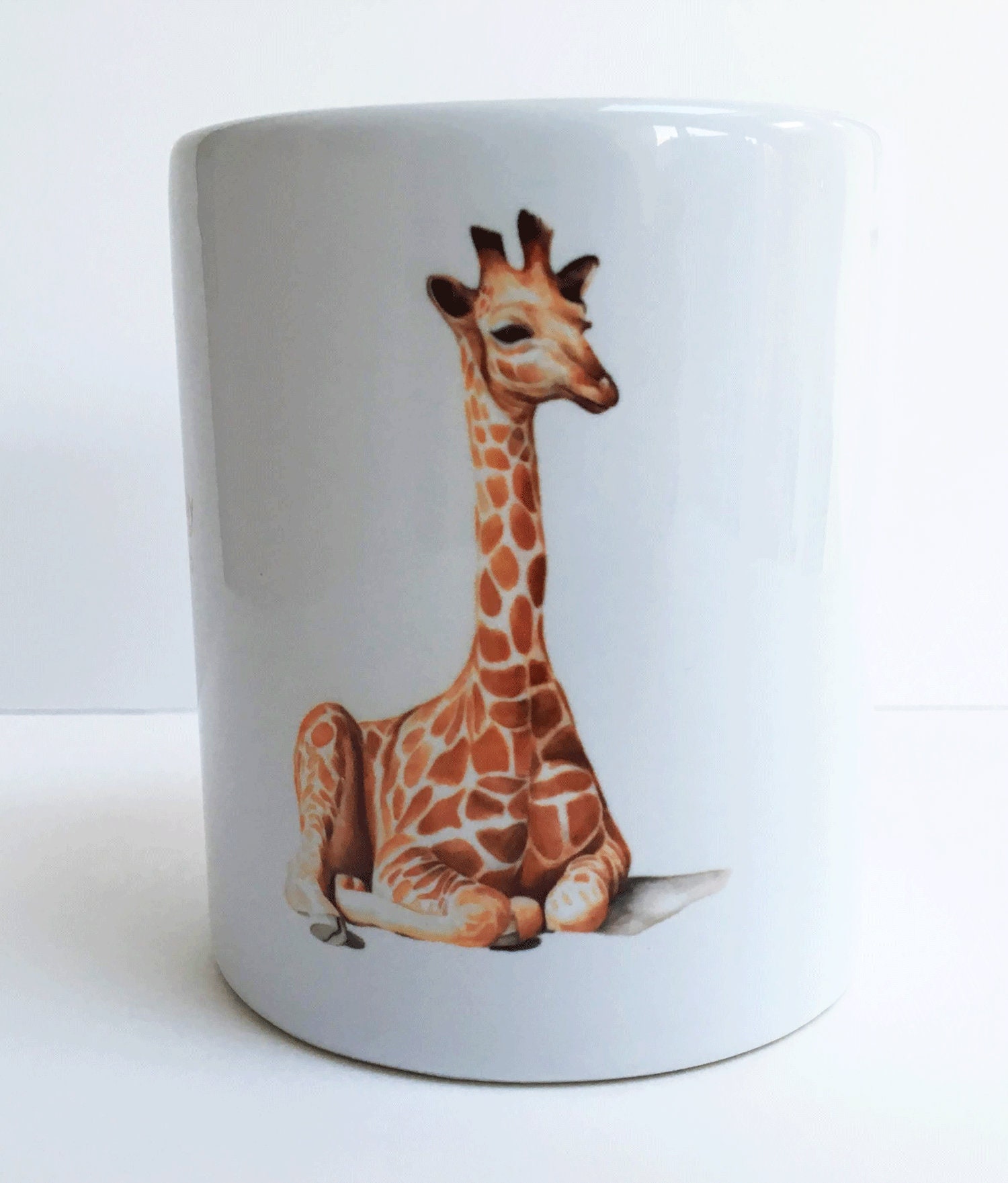 Personalised Baby Giraffe Ceramic Money Box perfect for a Etsy 日本