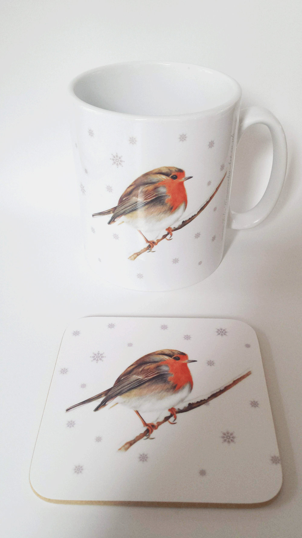 Robin Christmas Mug or Robin Mug & Coaster Gift Set Robin in Etsy UK