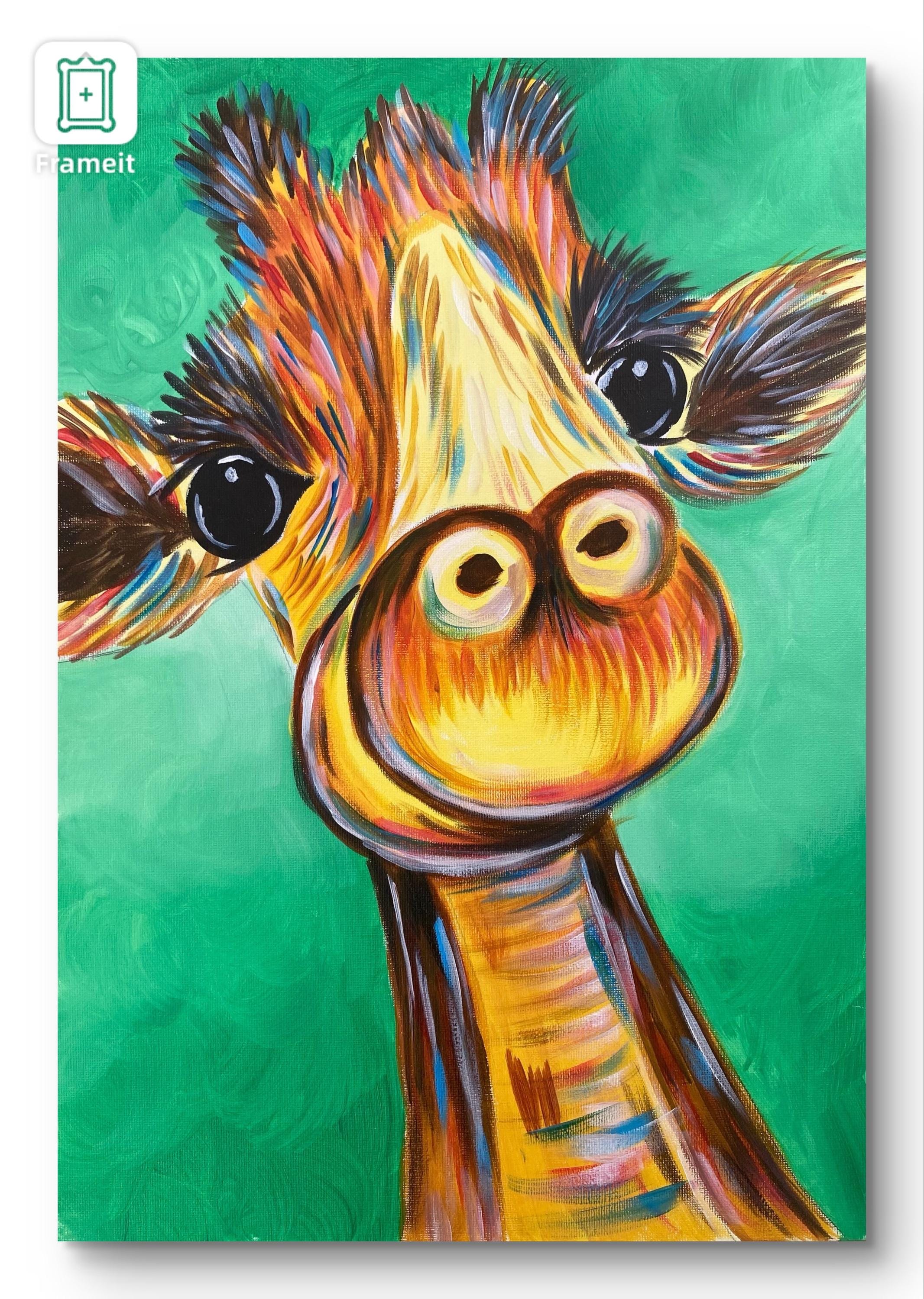 絵画 Acrylic painting A3 A3 Acrylic Painting - Etsy Hong Kong