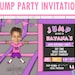 Rockin Jump Party Invitations - Customisable Birthday Invites - Etsy