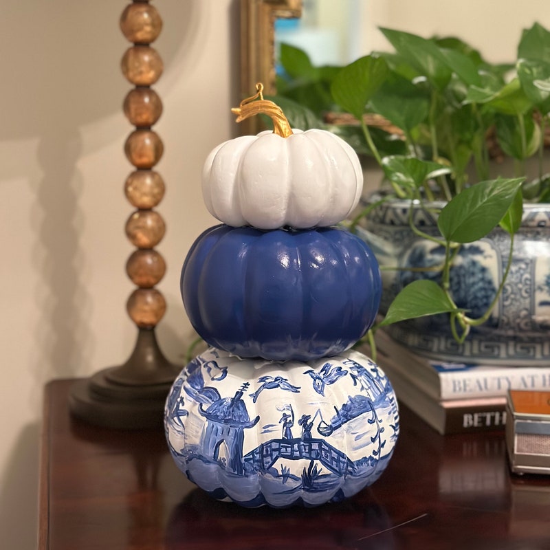 Stacked Pumpkins - Etsy