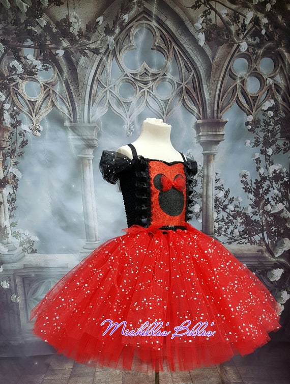 Sparkly Minnie Mouse Style Tutu Dress