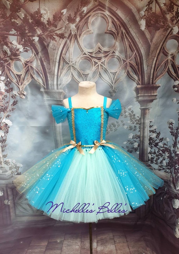 Princess Jasmine Aladdin Style Tutu Dress Etsy
