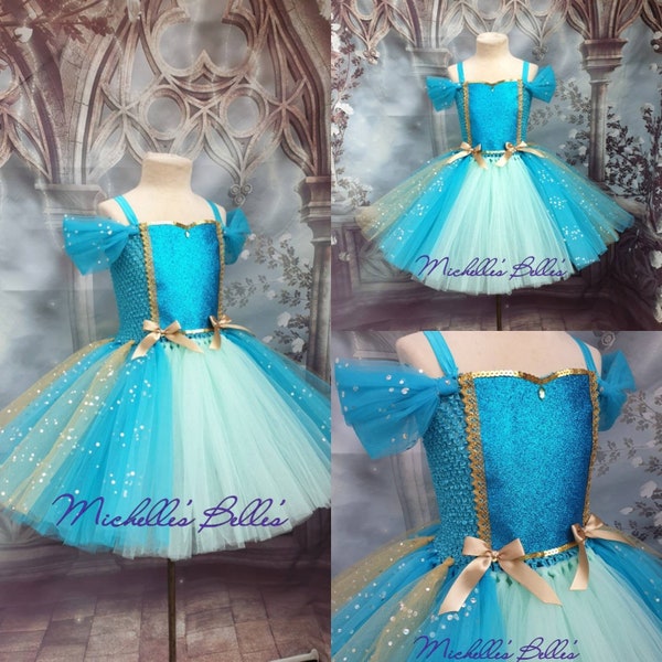 Robe tutu de style princesse Jasmine Aladdin