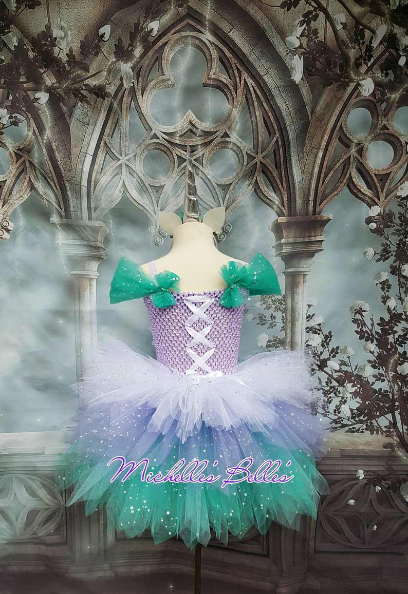 Unicorn tutu dress image 2