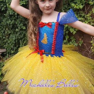 Snow white style tutu dress image 4