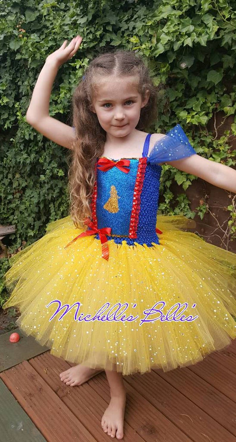 Snow white style tutu dress image 4