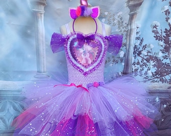 My little pony MLP twilight sparkle style tutu dress